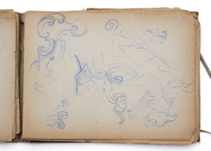 Lo sketchbook degli anni 50